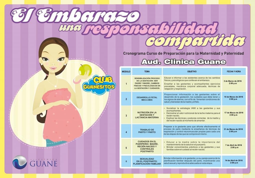 EMBARAZO CLINICA GUANE 2016
